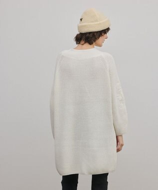 GRACE CONTINENTAL エンブロイダリーニットワンピース ホワイト