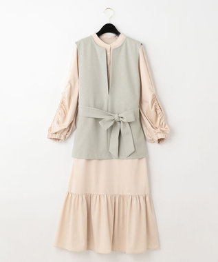 美品⭐︎グレースコンチネンタル ダイアグラムワンピース　ベスト ジレ¥53900 美品⭐︎グレースコンチネンタル ダイアグラムワンピース ベスト