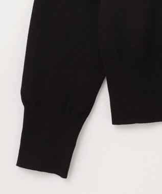 GRACE CONTINENTAL クルーニットカーディガン ブラック