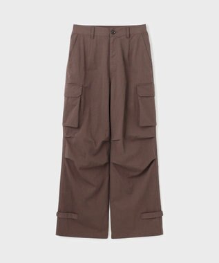 極美品✨グレースコンチネンタル 現行 カーゴパンツ リボン キャメル 2024 GRACE CONTINENTAL - 未使用 24AW GRACE CONTINENTAL グレース