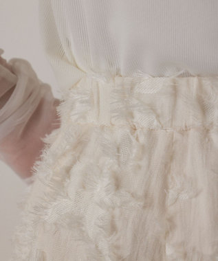 GRACE CONTINENTAL カットジャガードショートパンツ キナリ