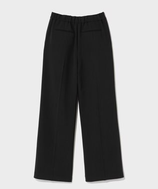 GRACE CONTINENTAL ダブルクロスストレートパンツ ブラック