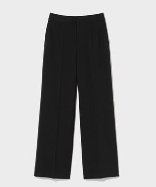 GRACE CONTINENTAL ダブルクロスストレートパンツ ブラック