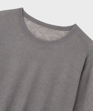 GRACE CONTINENTAL モヘヤシアーニットトップ グレー