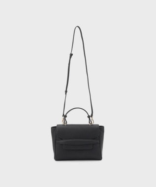 GRACE CONTINENTAL フラップショルダーバッグ ブラック
