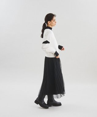 【グレースコンチネンタル】レイヤードニットトップ レイヤードニットトップ / GRACE CONTINENTAL | GRACE