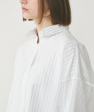 GRACE CONTINENTAL チュールレイヤードシャツ ホワイト