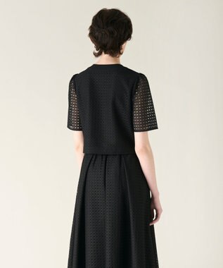 GRACE CONTINENTAL レースショートトップ ブラック