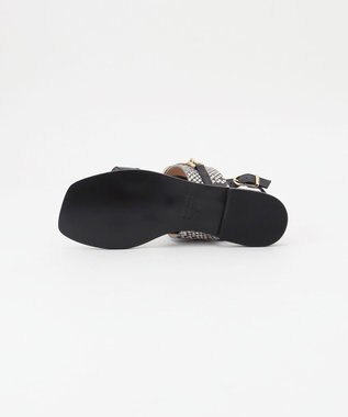 GRACE CONTINENTAL CORSO ROMA パイソンサンダル ブラック