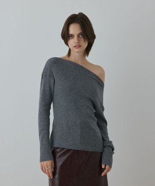 GRACE CONTINENTAL ハイゲージウールニットトップ