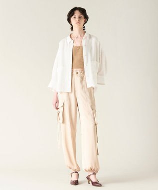 GRACE CONTINENTAL コクーンシルエットシャツ ホワイト