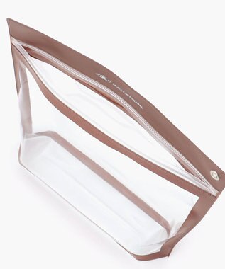 GRACE CONTINENTAL Fabricシェルポーチ-AW ピンク