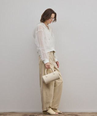 GRACE CONTINENTAL ADD CULUMN DRUM BAG ホワイト