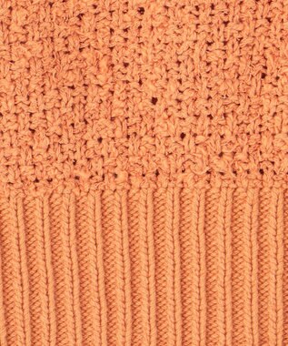 GRACE CONTINENTAL カノコショートニットトップ オレンジ