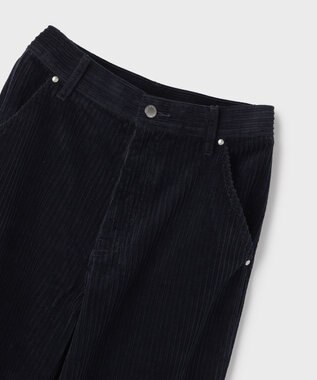 GRACE CONTINENTAL オヤココールフレアパンツ ネイビー