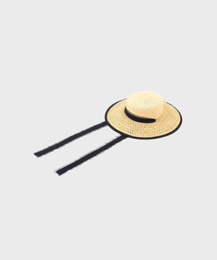 GRACE CONTINENTAL Ferrucio Vecchi リボンハット ホワイト