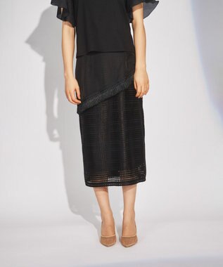 メッシュフリンジスカート