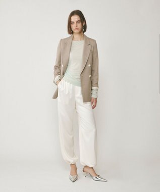 GRACE CONTINENTAL レイヤードカットトップ ライトグリーン