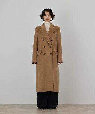 GRACE CONTINENTAL キャメルビーバーコート