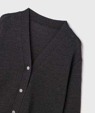 GRACE CONTINENTAL リリヤーンニットカーディガン チャコール