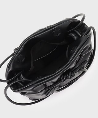 GRACE CONTINENTAL ADD CULUMN LONG SHLD BAG ブラック