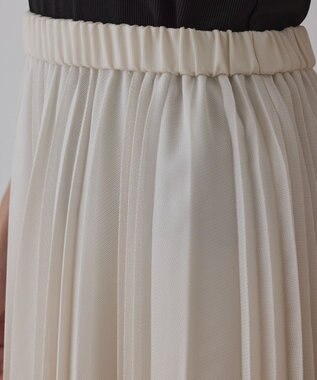 GRACE CONTINENTAL メッシュプリーツスカート キナリ