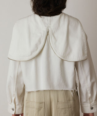 GRACE CONTINENTAL フードジップデニムジャケット キナリ