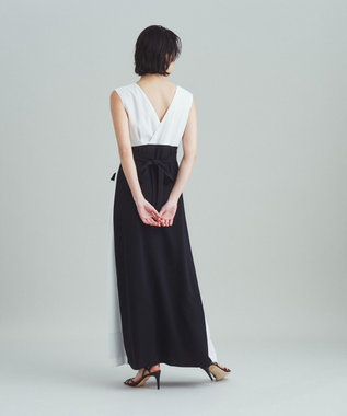 ⭐新品未使用⭐ラインバイカラードレス
