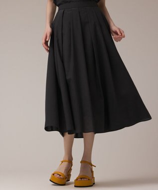 GRACE CONTINENTAL フレアタックスカート ブラック