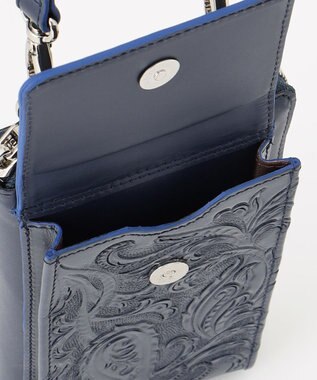 GRACE CONTINENTAL LeatherMobileBag ネイビー