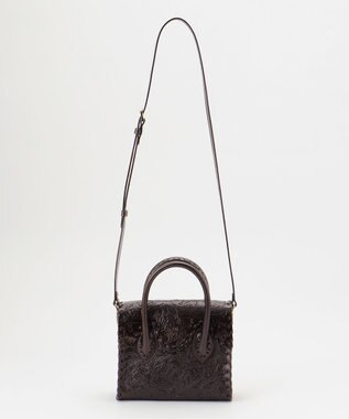 GRACE CONTINENTAL Mini RS Handbag ダークブラウン
