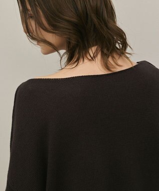 GRACE CONTINENTAL ルーズニットトップ ブラウン