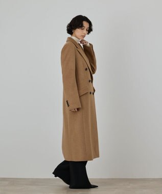 GRACE CONTINENTAL キャメルビーバーコート キャメル