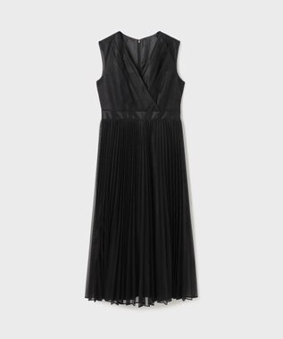 GRACE CONTINENTAL ブライトメッシュワンピース ブラック