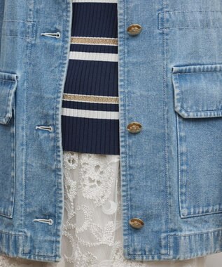 GRACE CONTINENTAL カバーオールジャケット サックス