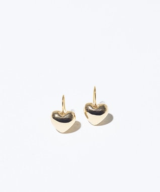 GRACE CONTINENTAL モチーフハートピアス ゴールド