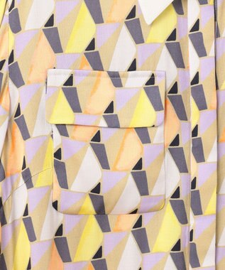 GRACE CONTINENTAL キカプリントミニワンピース マルチ