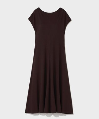 GRACE CONTINENTAL バックオープンポンチワンピース ブラウン