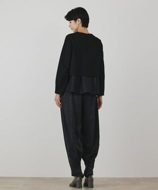 GRACE CONTINENTAL シアーフレアカットトップ ブラック