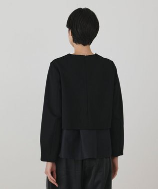 GRACE CONTINENTAL シアーフレアカットトップ ブラック
