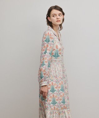 GRACE CONTINENTAL フラワーパターンプリントワンピース キナリ