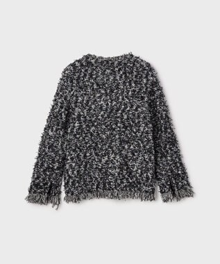 GRACE CONTINENTAL ツイーディーニットジャケット ブラック