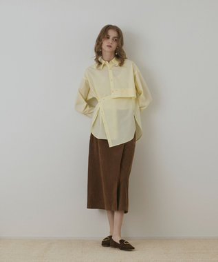 GRACE CONTINENTAL オーバーシャツ イエロー