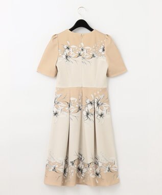 フラワープリントバイカラードレス / GRACE CONTINENTAL | GRACE