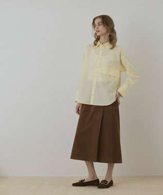 GRACE CONTINENTAL オーバーシャツ イエロー