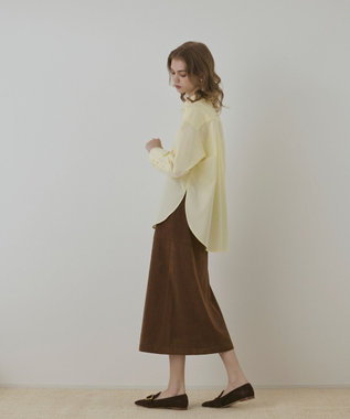 GRACE CONTINENTAL オーバーシャツ イエロー