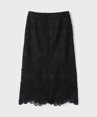 GRACE CONTINENTAL レ－スタイトスカート ブラック