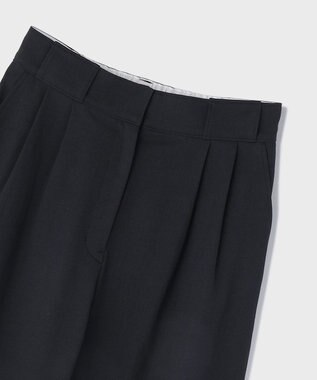 GRACE CONTINENTAL ストレッチワイドパンツ ブラック