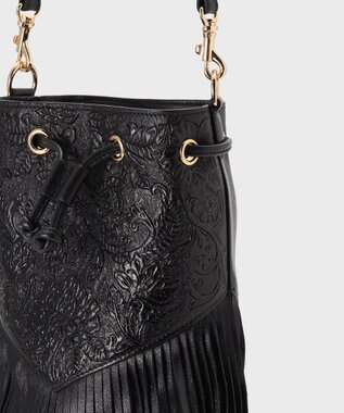 GRACE CONTINENTAL FringeBag ブラック