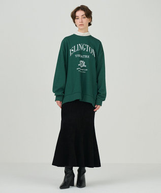 GRACE CONTINENTAL モールニットスカート ブラック